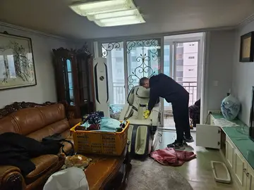 [대전 집정리]KBS <동행>출연부부, 정직과 정성으로 비워낸 요양원 입소현장 현장 사진