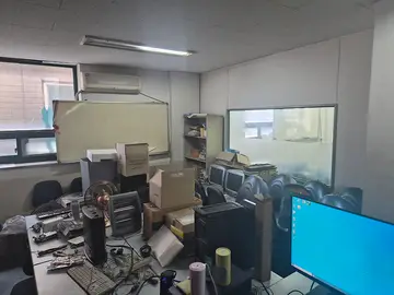 천안 컴퓨터 학원 철거 현장으로 현장 사진