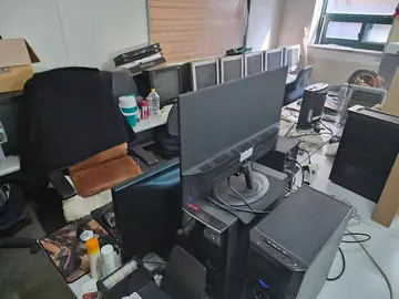 천안 컴퓨터 학원 철거 현장으로 현장 사진