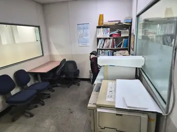 천안 컴퓨터 학원 철거 현장으로 현장 사진