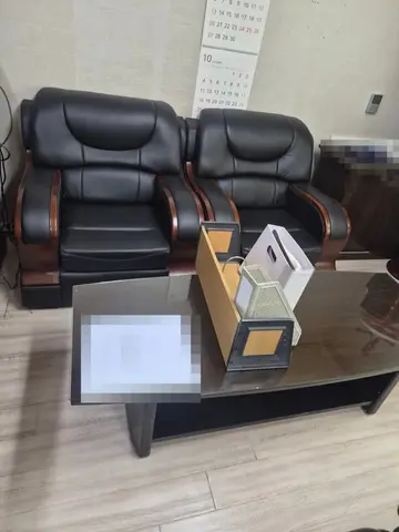금고폐기, 3층 사무실에서 사다리차로 내린 옥천 현장 현장 사진
